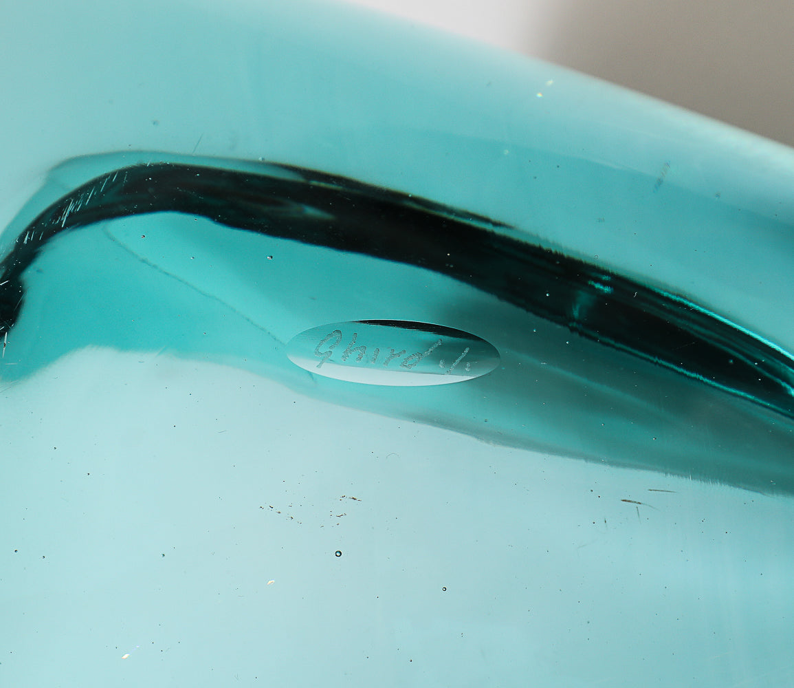 Hand Blown Glass Dish by Ghiro Studio