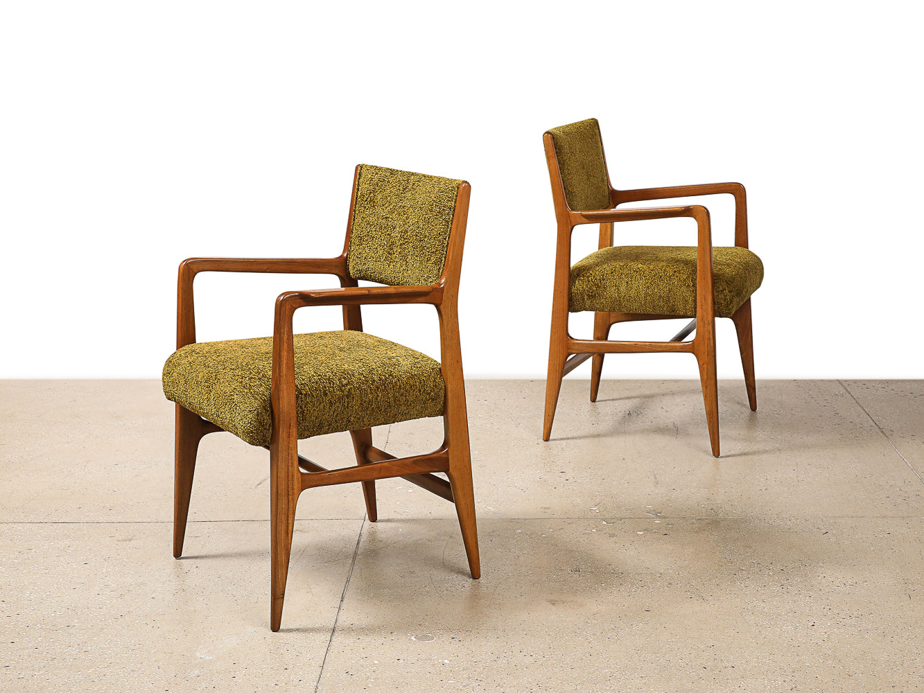 Rare Pair of Armchairs by Gio Ponti