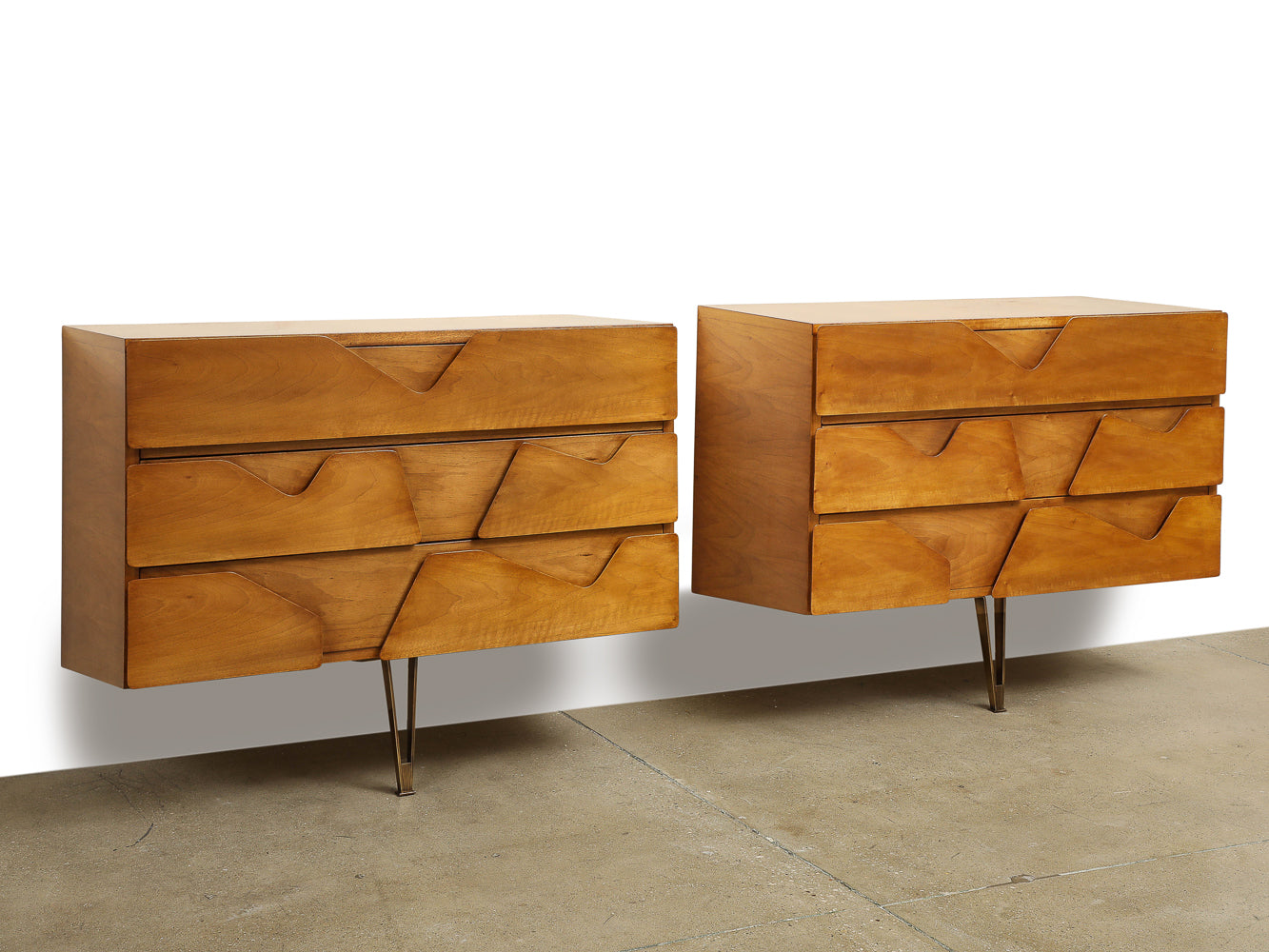 Pair of Wall Mounted Chest of Drawers by Gio Ponti
