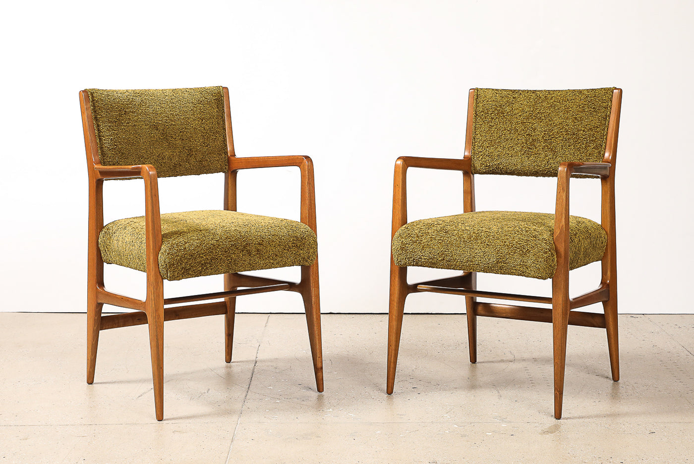 Rare Pair of Armchairs by Gio Ponti