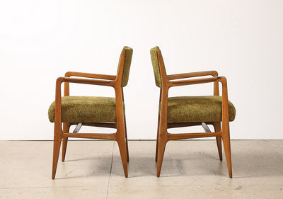 Rare Pair of Armchairs by Gio Ponti
