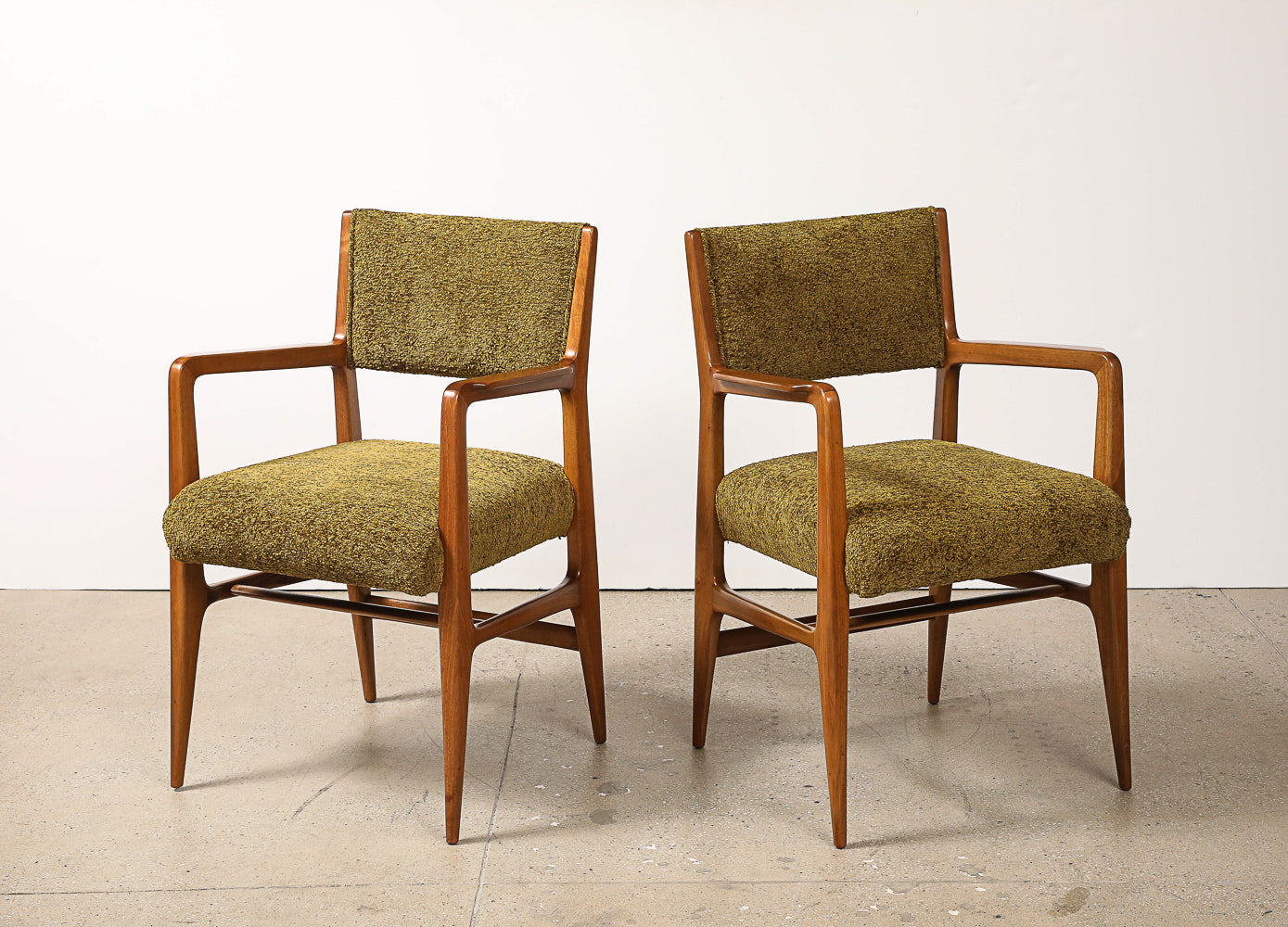 Rare Pair of Armchairs by Gio Ponti