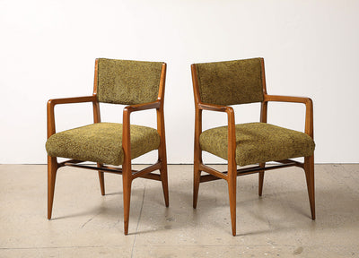 Rare Pair of Armchairs by Gio Ponti