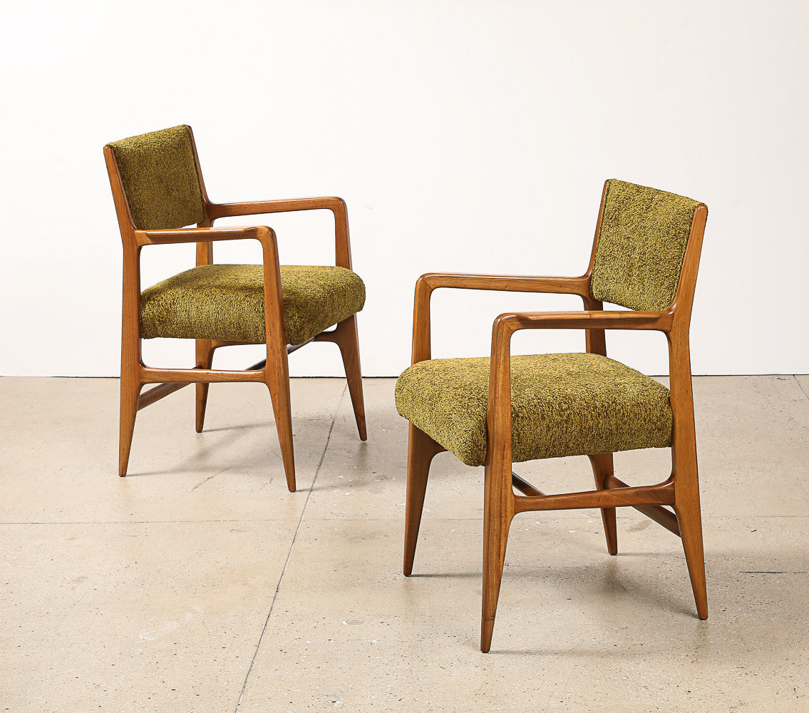 Rare Pair of Armchairs by Gio Ponti