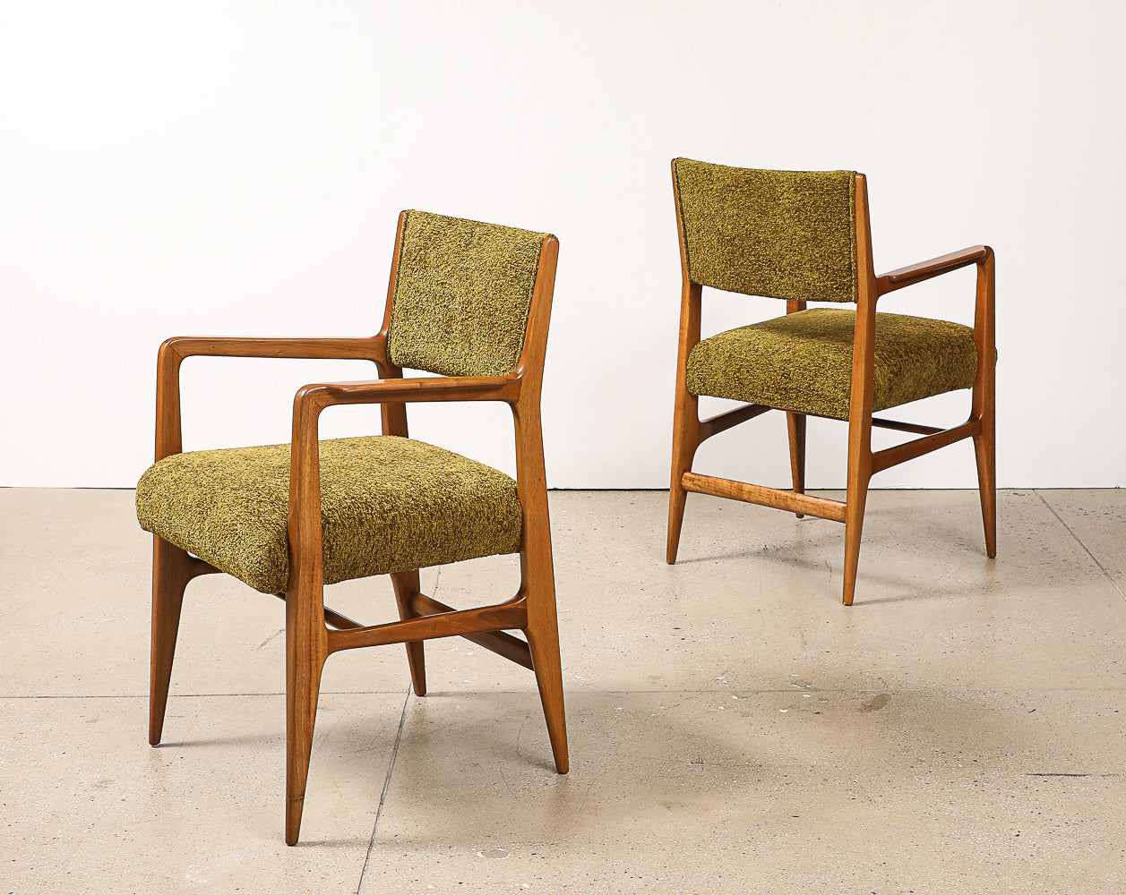 Rare Pair of Armchairs by Gio Ponti