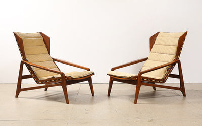 Model 811 Lounge Chairs by Gio Ponti for Cassina