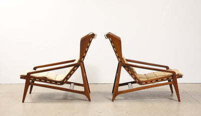 Model 811 Lounge Chairs by Gio Ponti for Cassina