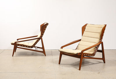 Model 811 Lounge Chairs by Gio Ponti for Cassina