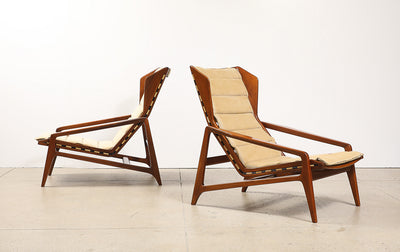 Model 811 Lounge Chairs by Gio Ponti for Cassina
