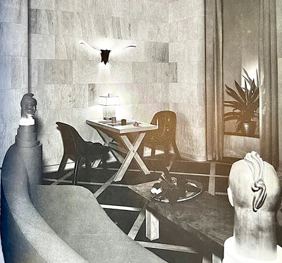 Pair of Leather Occasional Chairs by William Haines