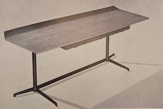 Early Variant T90 Writing Desk by Osvaldo Borsani for Tecno