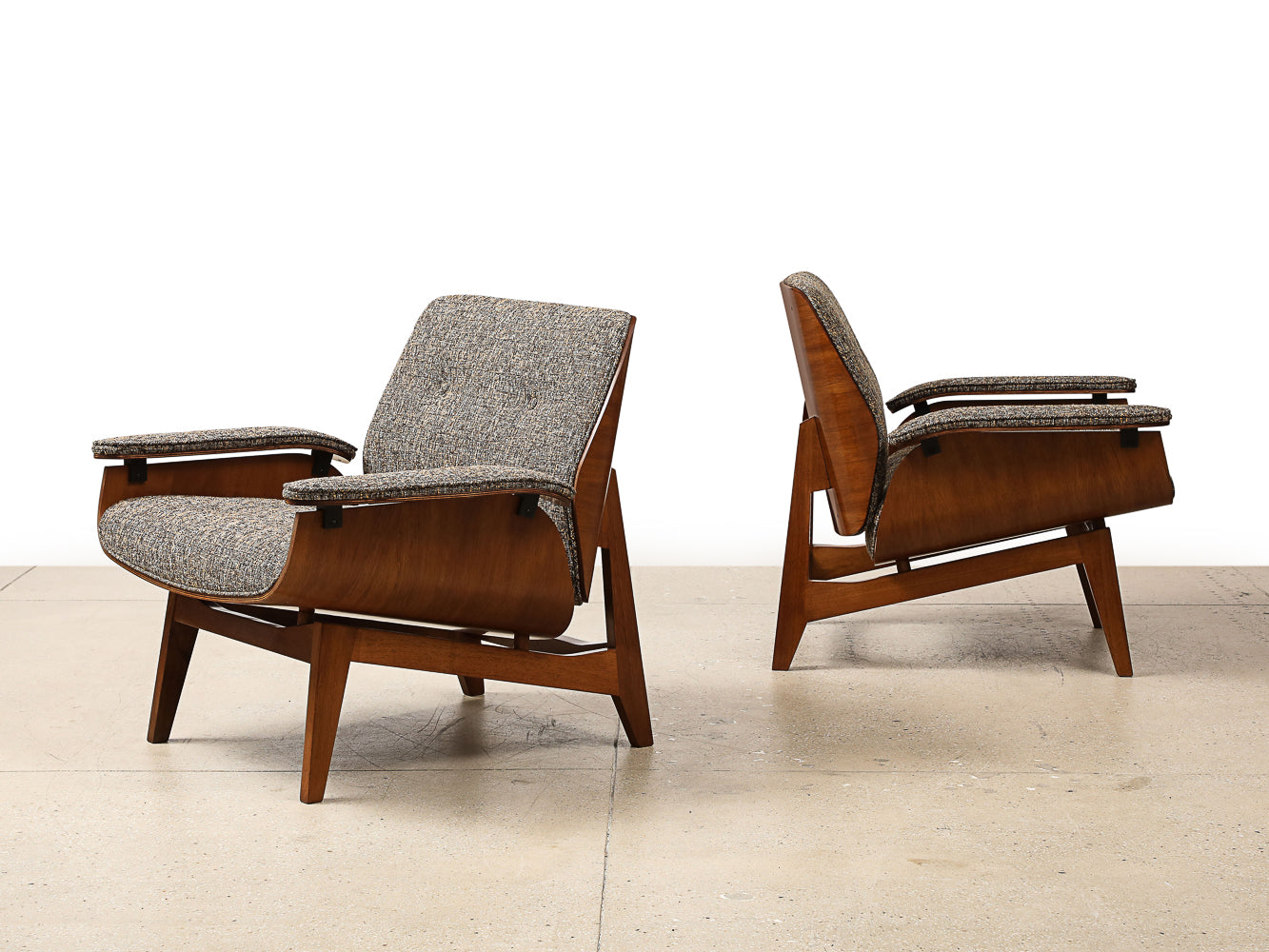 Pair of Lounge Chairs by Ico Parisi for MIM