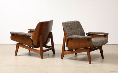 Pair of Lounge Chairs by Ico Parisi for MIM