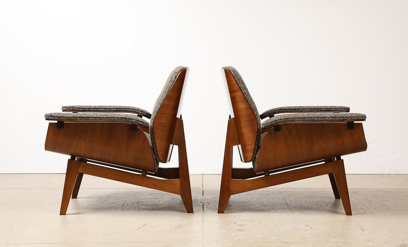 Pair of Lounge Chairs by Ico Parisi for MIM