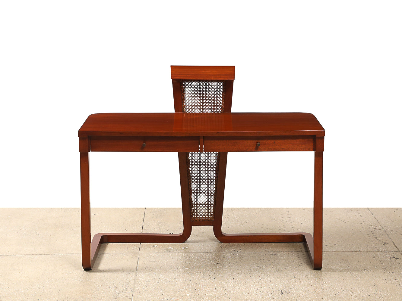 Rare Illuminated Desk by Jean Royere