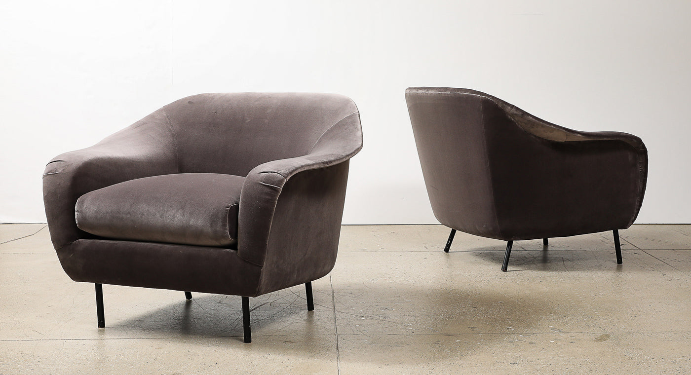 Curva Lounge Chairs by Joaquim Tenreiro