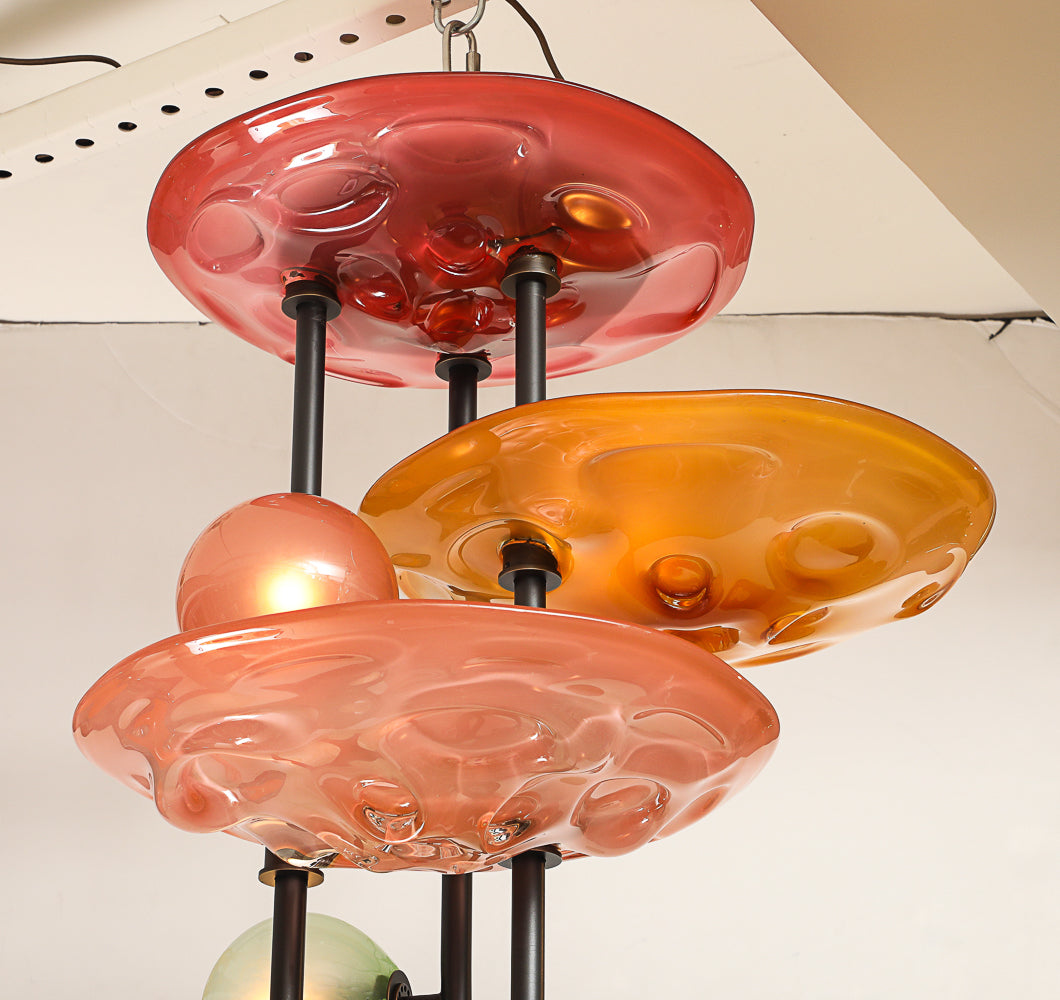 Waterfall Chandelier by Lorin Silverman