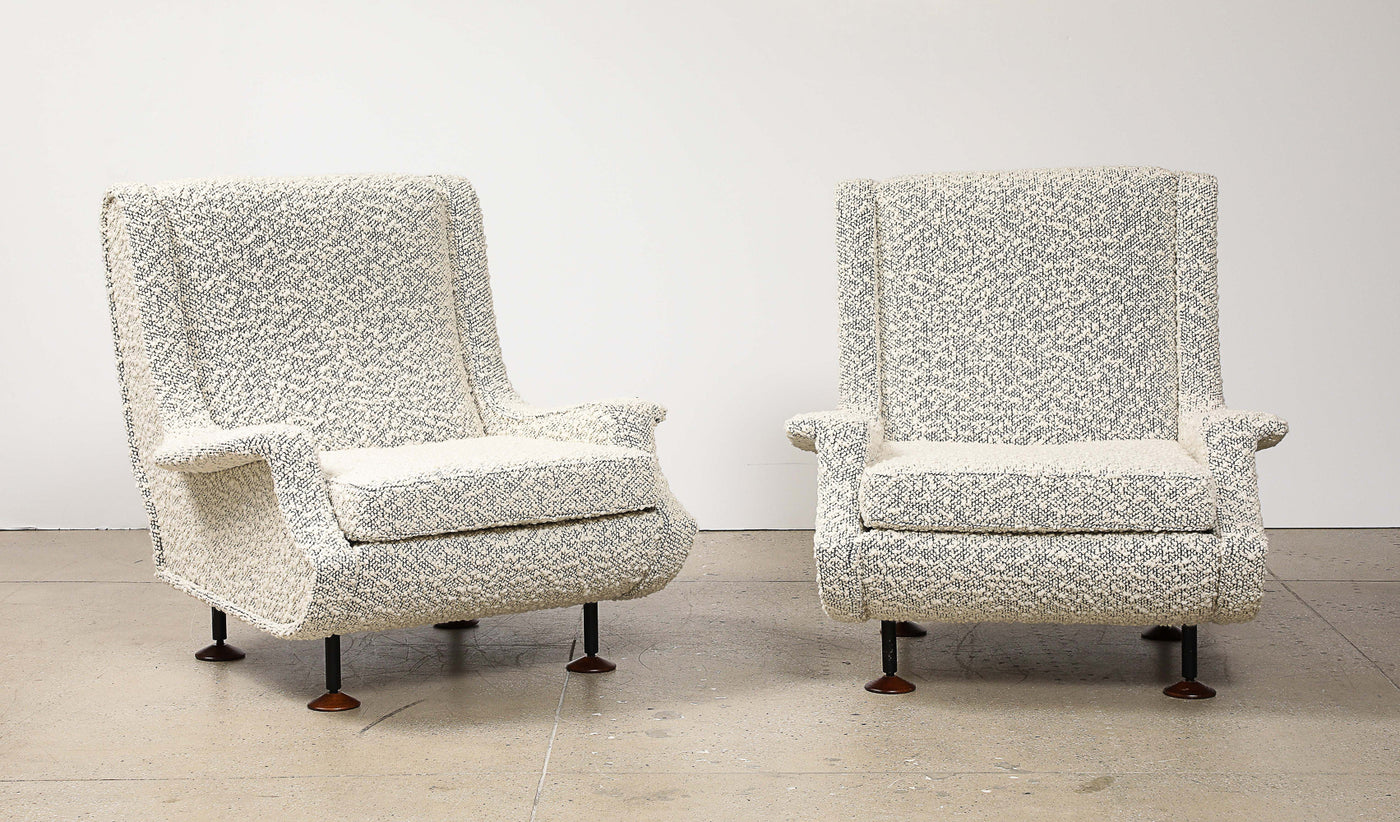 Pair of "Regent" Club Chairs by Marco Zanuso for Arflex