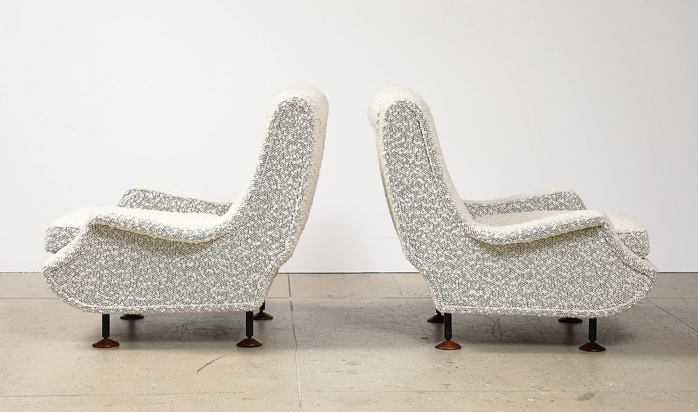 Pair of "Regent" Club Chairs by Marco Zanuso for Arflex