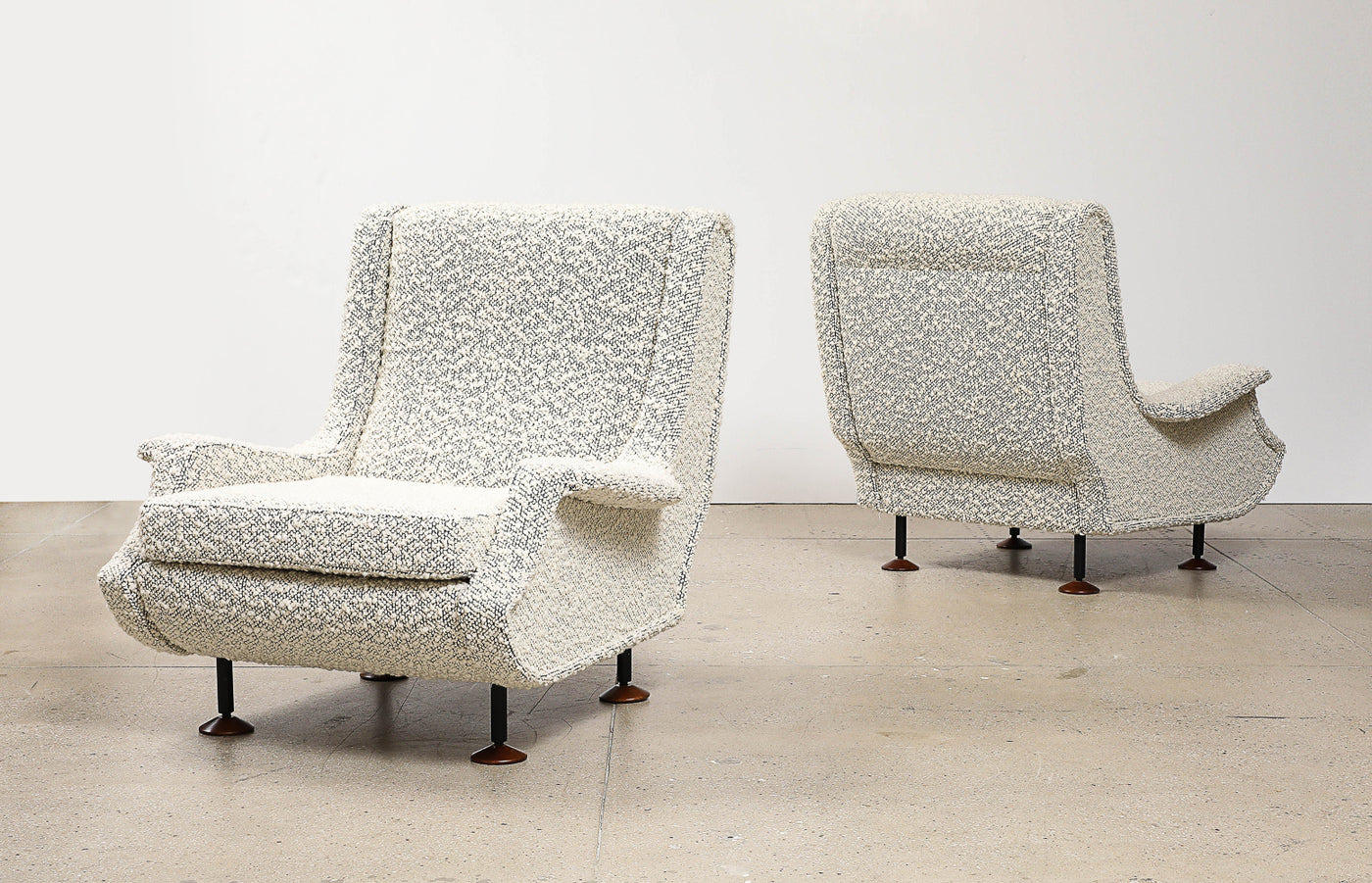 Pair of "Regent" Club Chairs by Marco Zanuso for Arflex