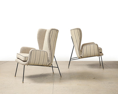 Pair of Sculptural Lounge Chairs by Carlo Hauner