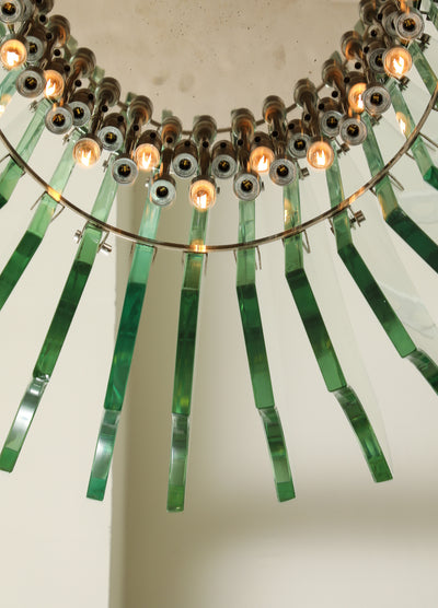 No. 2411 Chandelier by Max Ingrand for Fontana Arte