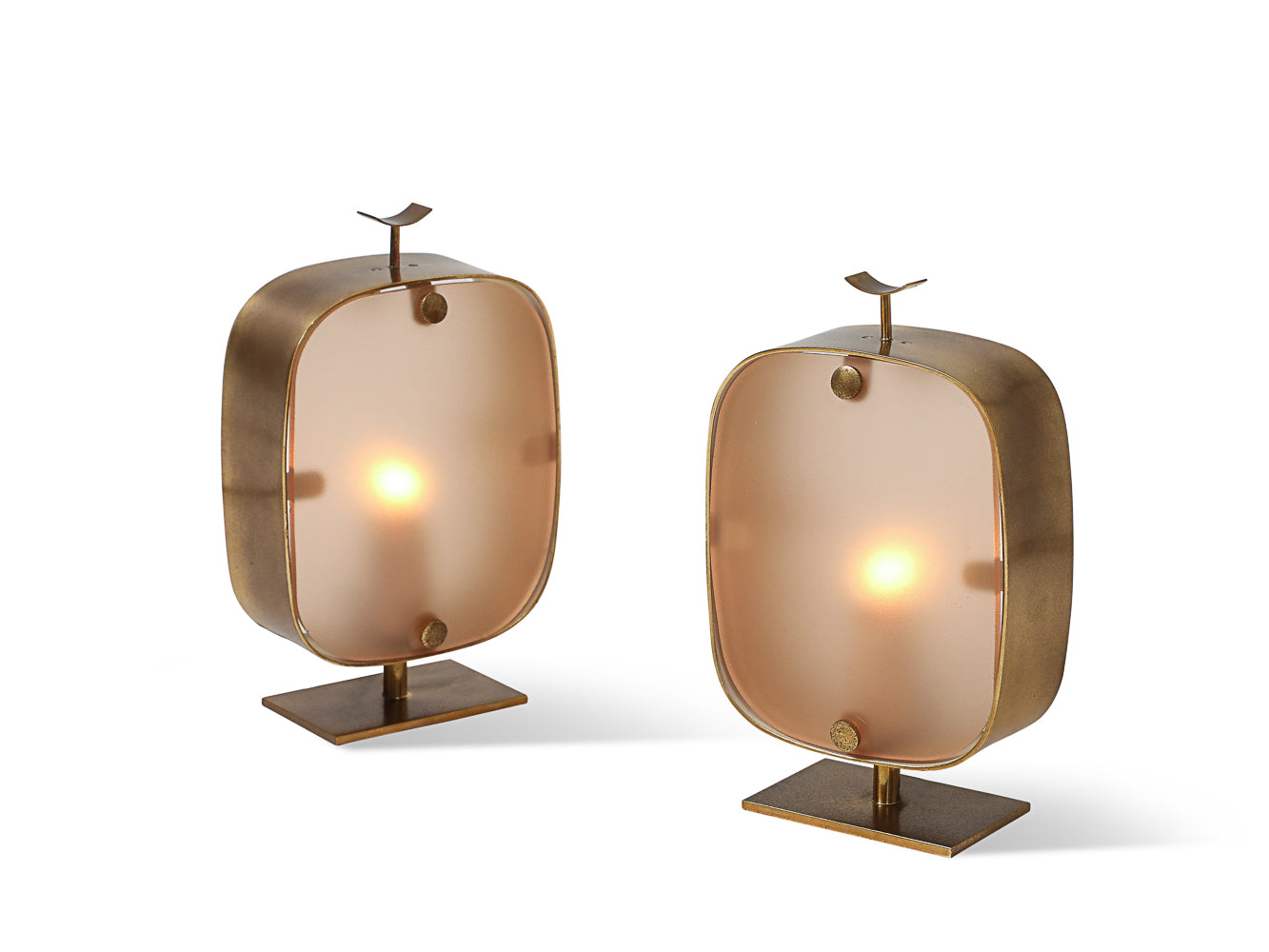 Model 2049 Table Lamps by Max Ingrand for Fontana Arte