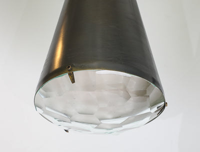 Model 2126 3-Light Chandelier by Max Ingrand for Fontana Arte