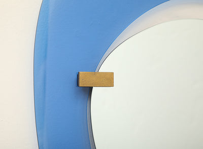 Rare Wall Mirror by Max Ingrand  for Fontana Arte