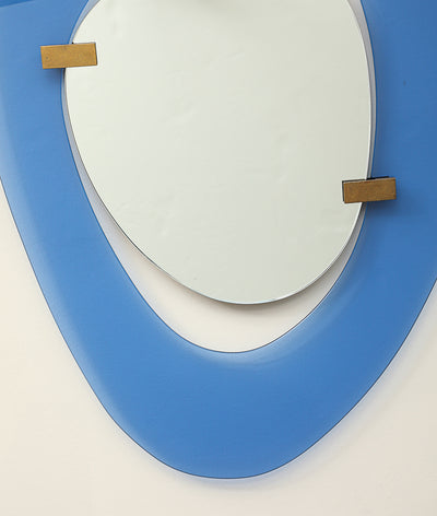 Rare Wall Mirror by Max Ingrand  for Fontana Arte