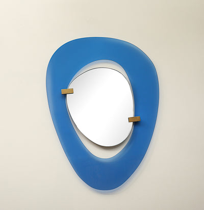 Rare Wall Mirror by Max Ingrand  for Fontana Arte