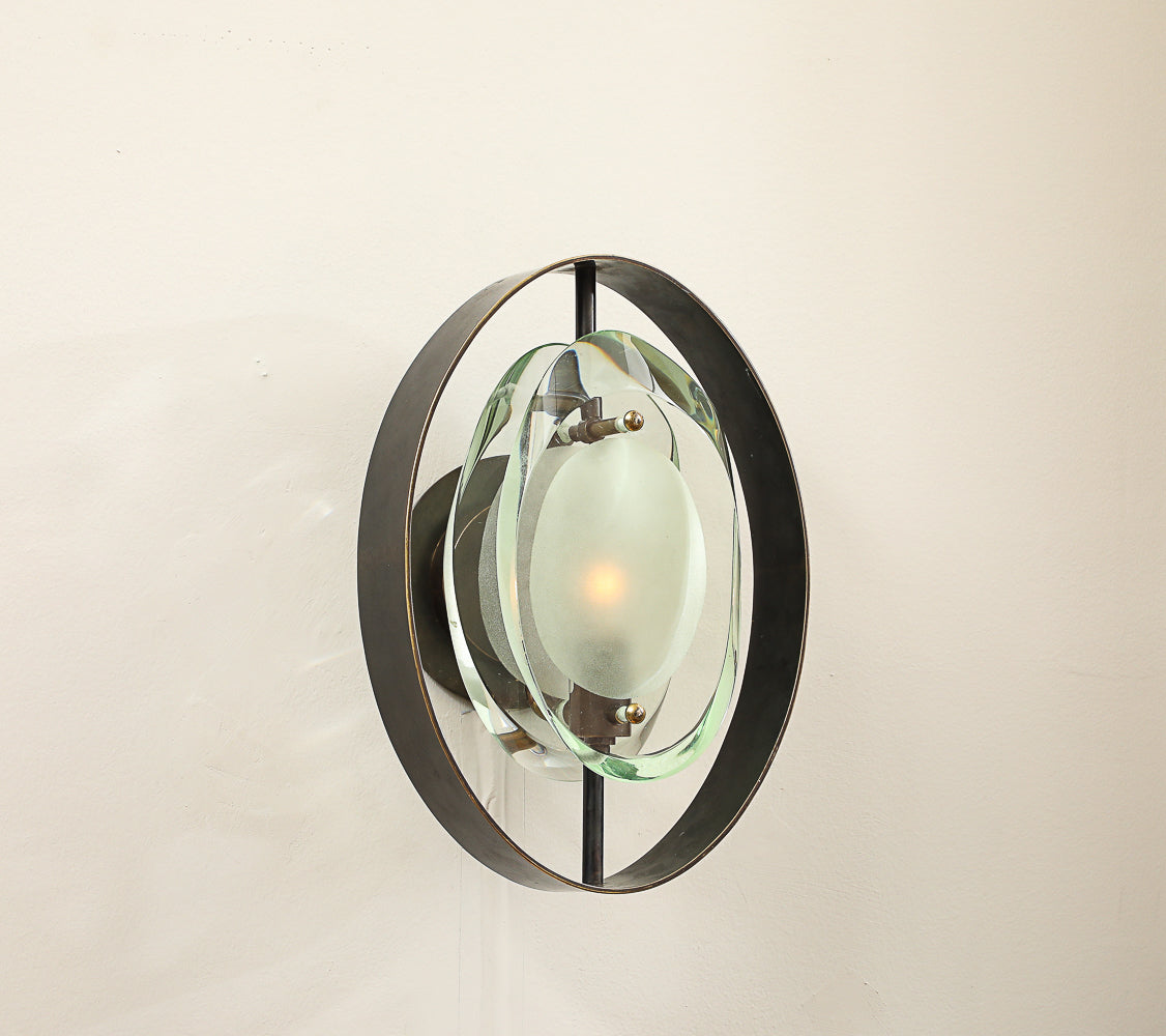 Model #2240 Wall Light by Max Ingrand for Fontana Arte