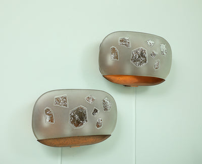 Rare Large-Scale Wall Lights by Max Ingrand for Fontana Arte