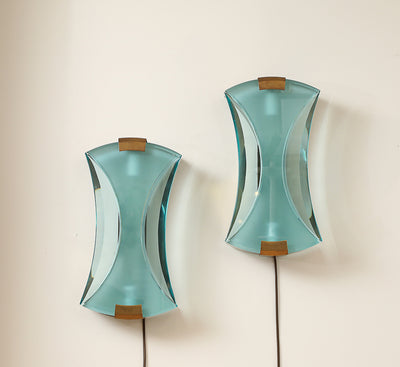 No. 2225 Wall Lights by Max Ingrand for Fontana Arte