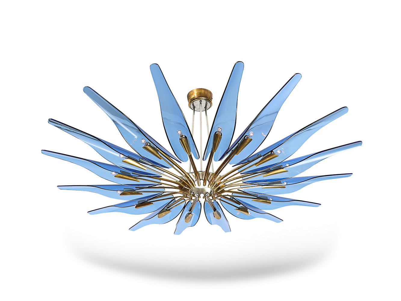 Rare "Dahlia" Chandelier by Max Ingrand for Fontana Arte