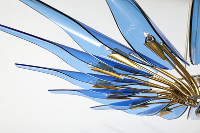 Rare "Dahlia" Chandelier by Max Ingrand for Fontana Arte