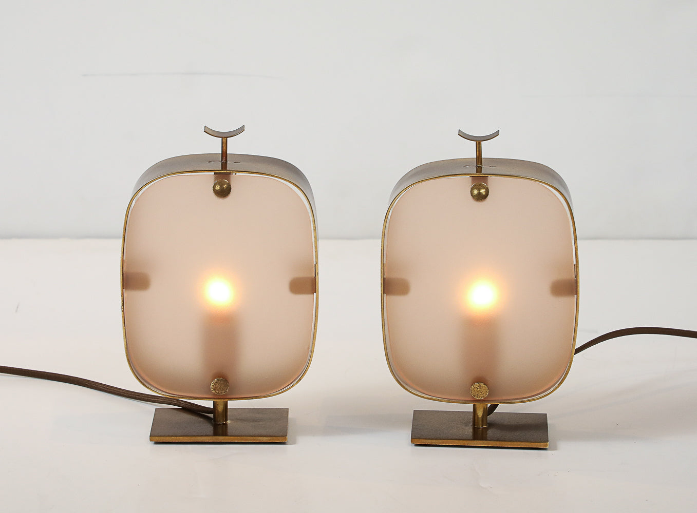 Model 2049 Table Lamps by Max Ingrand for Fontana Arte