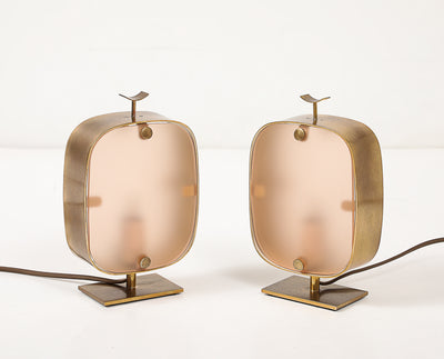 Model 2049 Table Lamps by Max Ingrand for Fontana Arte