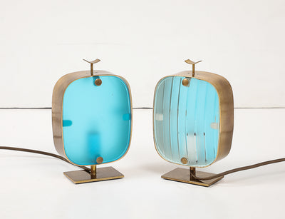 Model 2049 Table Lamps by Max Ingrand for Fontana Arte