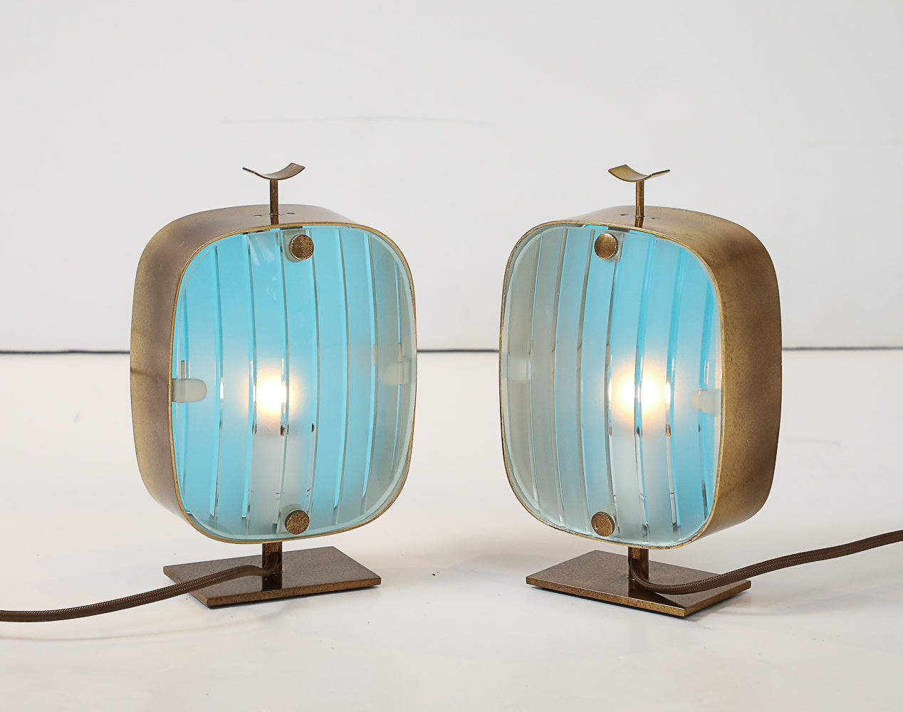 Model 2049 Table Lamps by Max Ingrand for Fontana Arte