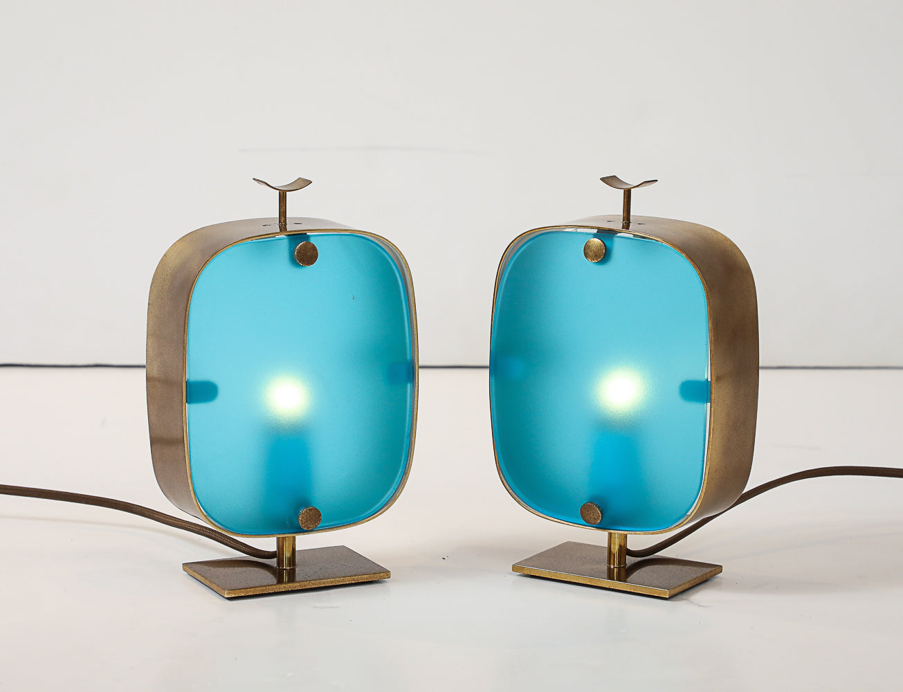 Model 2049 Table Lamps by Max Ingrand for Fontana Arte