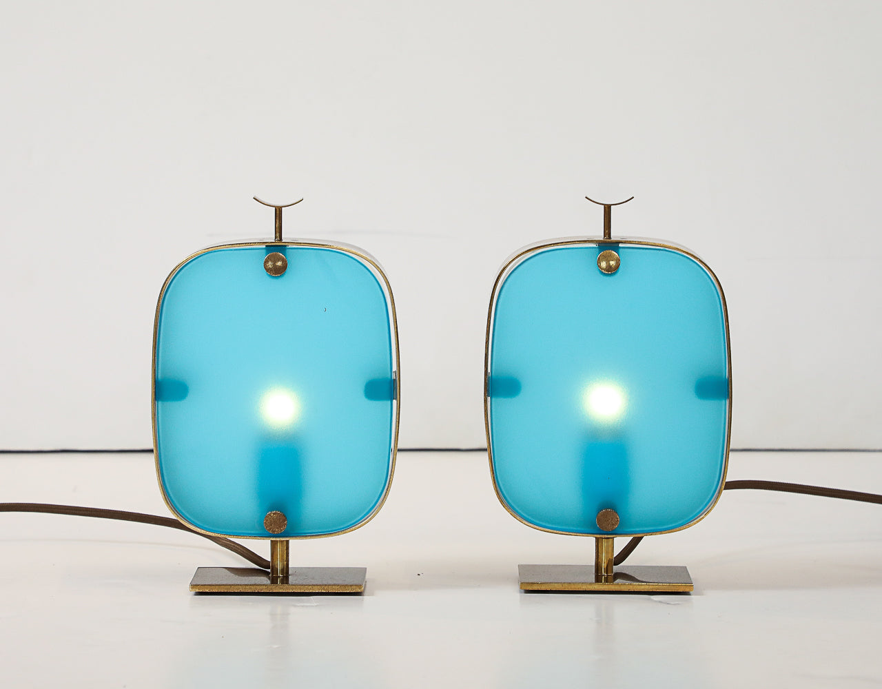 Model 2049 Table Lamps by Max Ingrand for Fontana Arte