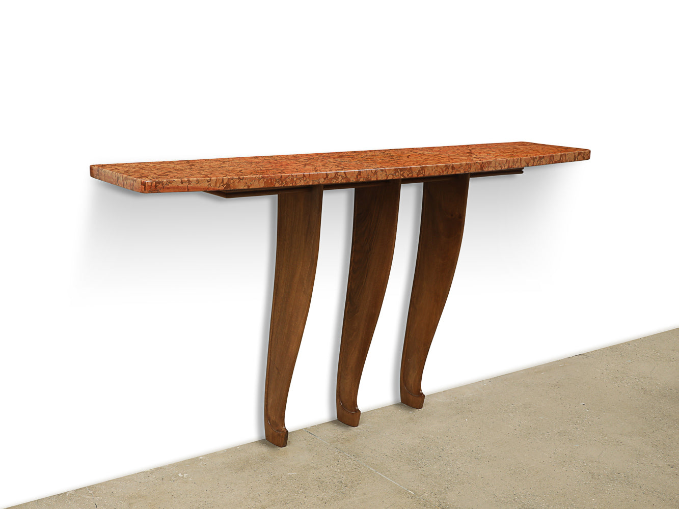 Wall Mounted Console No 6137 by Osvaldo Borsani for ABV