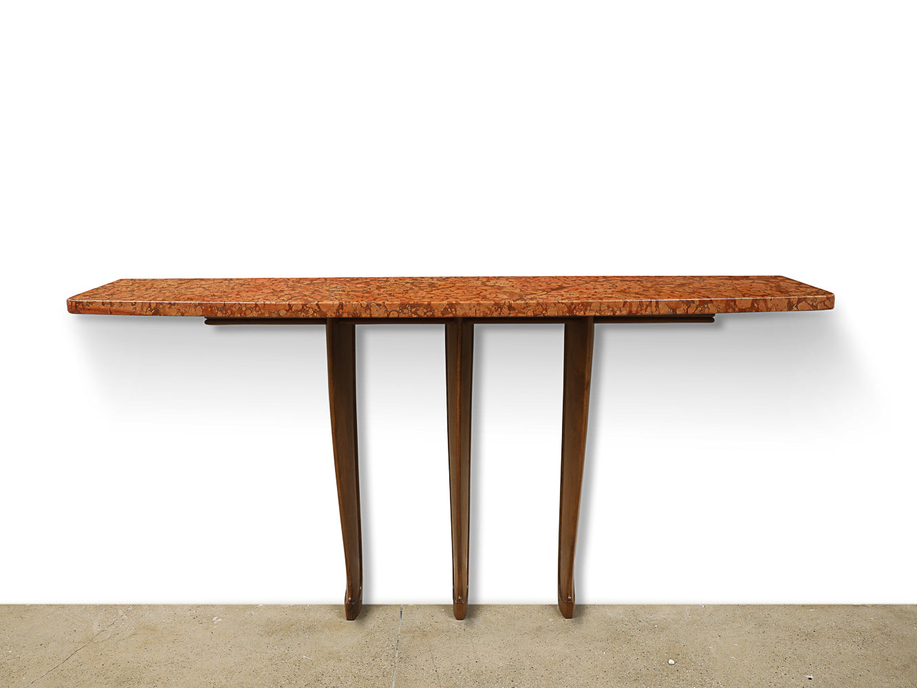 Wall Mounted Console No 6137 by Osvaldo Borsani for ABV