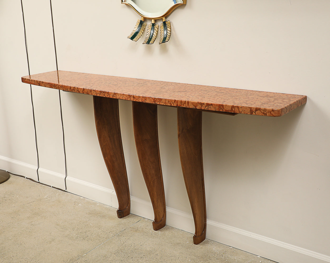 Wall Mounted Console No 6137 by Osvaldo Borsani for ABV