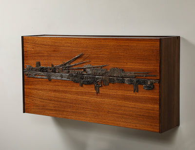 Wall Mounted Cabinet by Osvaldo Borsani & Arnaldo Pomodoro for Tecno