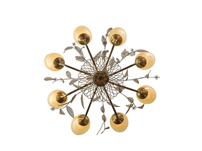 Model No. 9028/9 8 Light Chandelier by Paavo Tynell