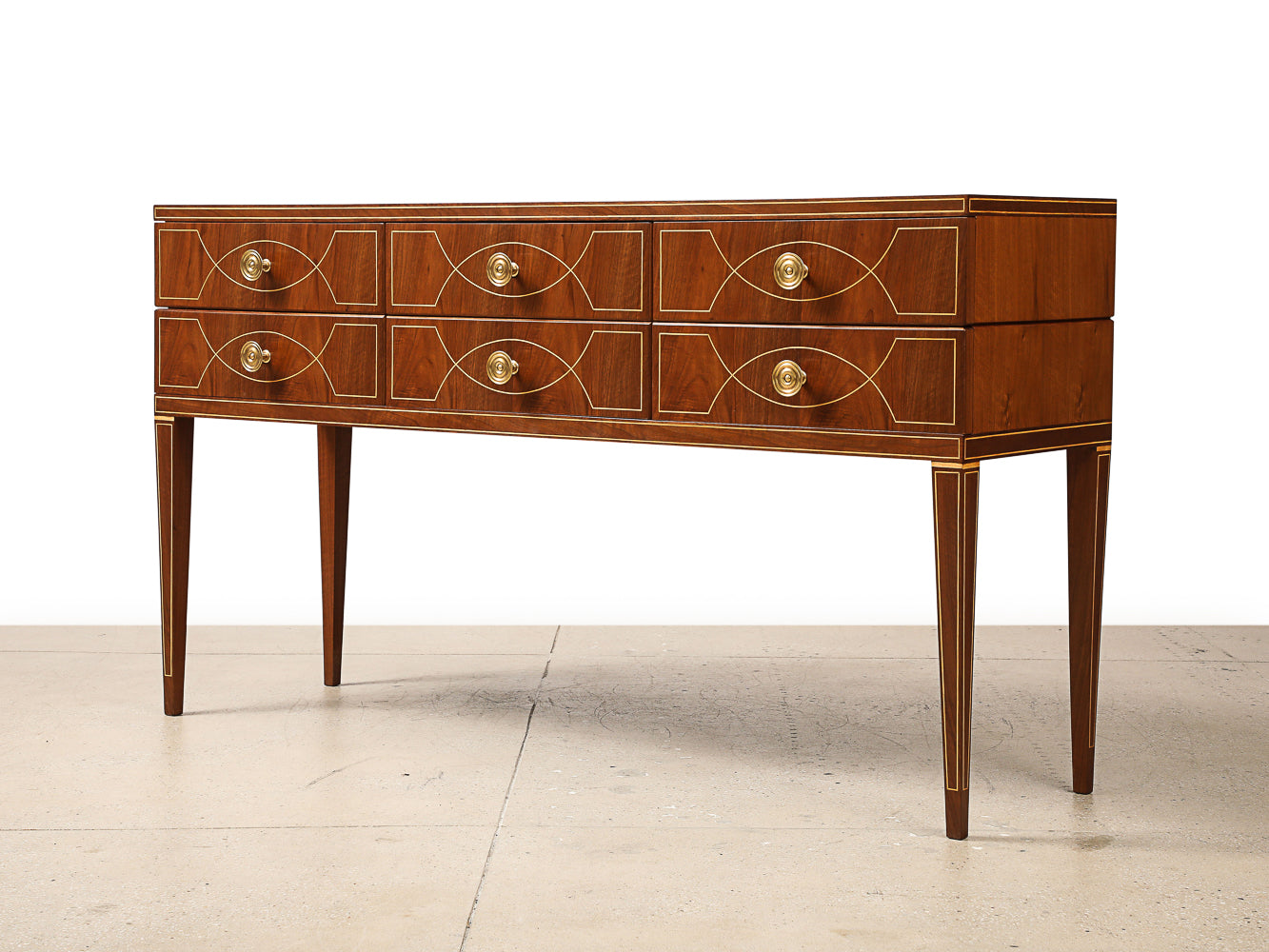 6 Drawer Console/ Sideboard by Paolo Buffa