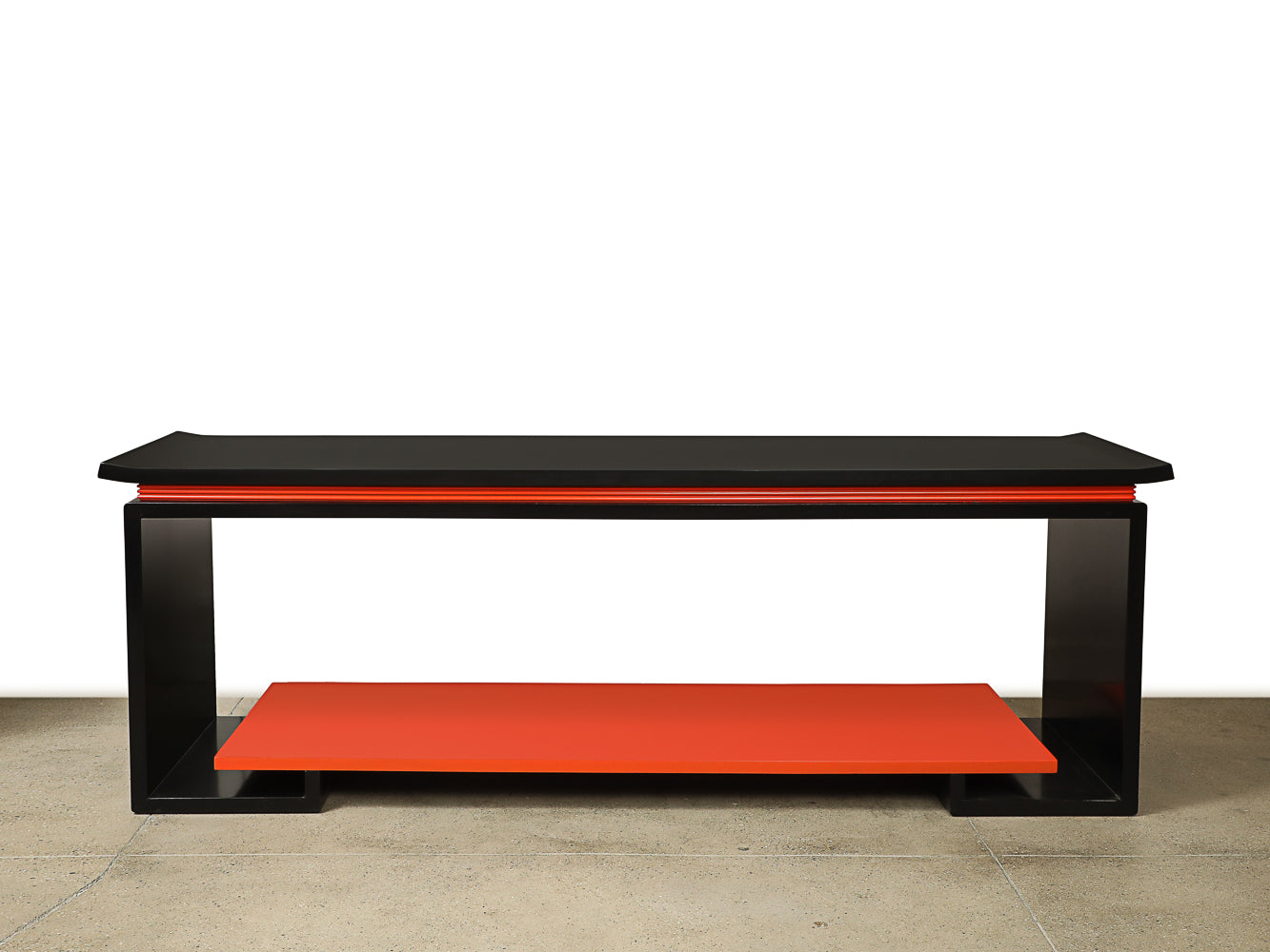 Asian Modern Console Table by Paul Frankl