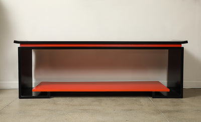Asian Modern Console Table by Paul Frankl